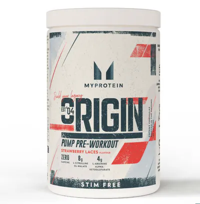 Origin Pump Pre-Workout (Stim-Free)