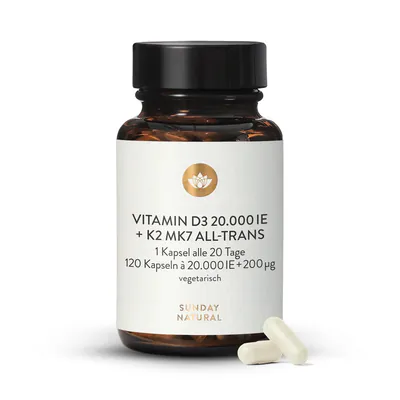 Vitamin D3 + K2 Kapseln
